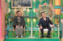 左から三遊亭円楽、梅沢富美男。