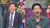 左から明石家さんま、仲野太賀。(c)日本テレビ