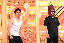 武井壮と天竺鼠・川原。(c)TBS