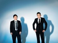 「クイック・ジャパンvol.156」より、爆笑問題。