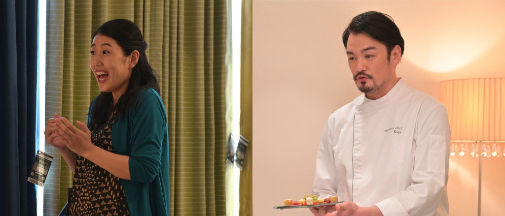 ドラマ「着飾る恋には理由があって」にゲスト出演する横澤夏子（左）、小田井涼平（右）。