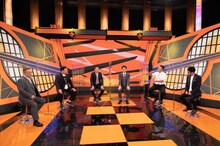 （左から）サンドウィッチマン、ナイツ、アンタッチャブル。(c)テレビ朝日