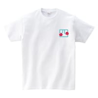 「チェリチェリTシャツ」フロントのデザイン。