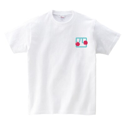 「チェリチェリTシャツ」フロントのデザイン。