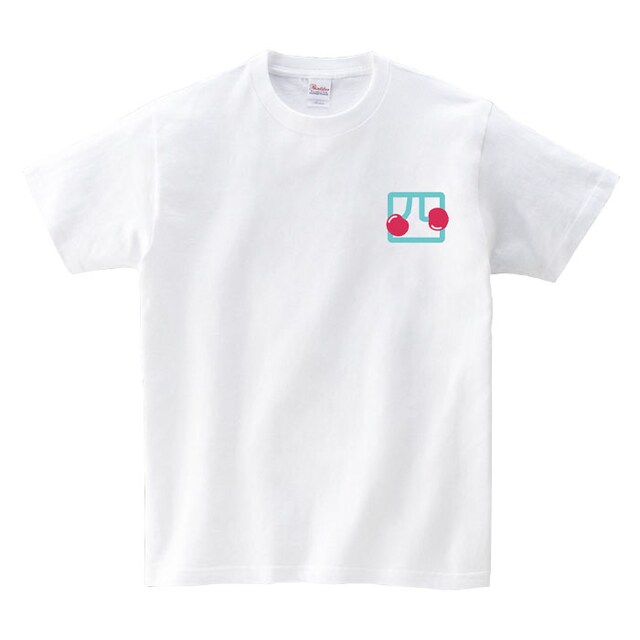 「チェリチェリTシャツ」フロントのデザイン。