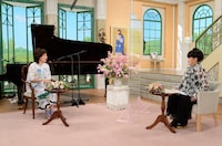 清水ミチコと黒柳徹子。(c)テレビ朝日