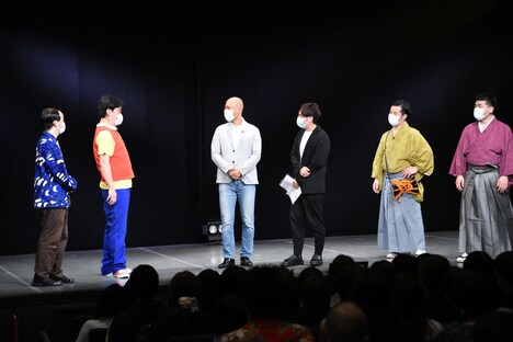 左からななまがり、コロコロチキチキペッパーズ、すゑひろがりず。