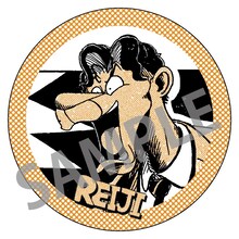 カナメストーン零士の缶バッジ。