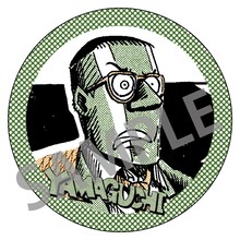 カナメストーン山口の缶バッジ。