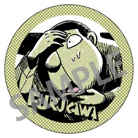 サスペンダーズ古川の缶バッジ。