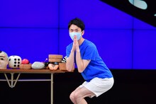 千鳥・大悟が操作するサンプラーの音に合わせてボケるかまいたち濱家。