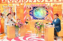 マツコ・デラックスと木曽さんちゅう。(c)TBS