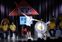 もう中学生による「目玉焼き斉唱」の様子。