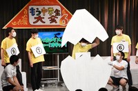「かぶっちゃダメよ！オギャー！オギャー！」の様子。