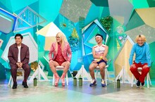 （左から）守谷日和、ZAZY、サンシャイン池崎、永野。(c)ABCテレビ