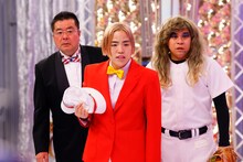 （左から）大橋雄介アナ、ゆりやんレトリィバァ、守谷日和。(c)関西テレビ