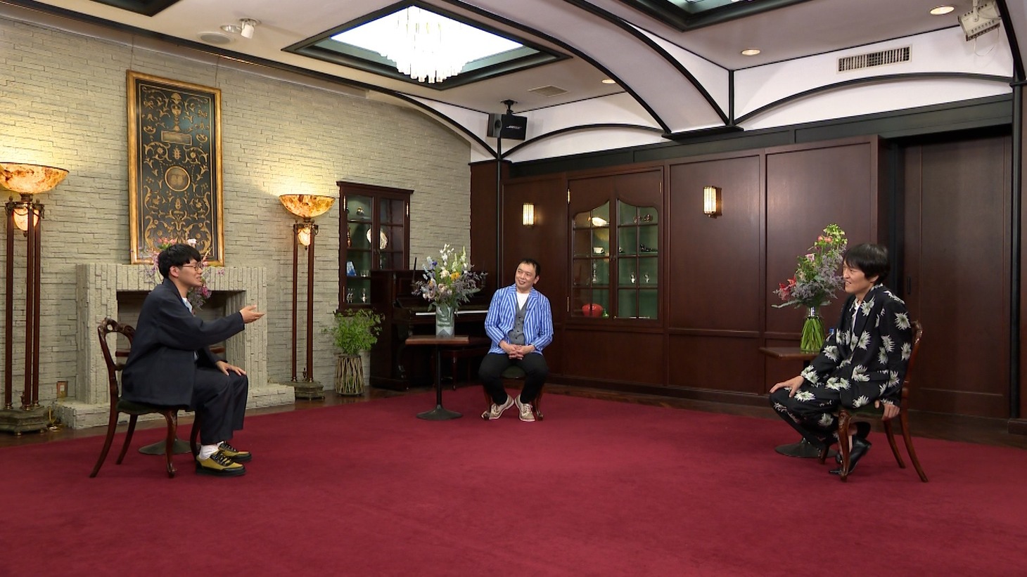「ボクらの時代」に出演する（左から）ミキ亜生、中川家・礼二、千原ジュニア。(c)フジテレビ