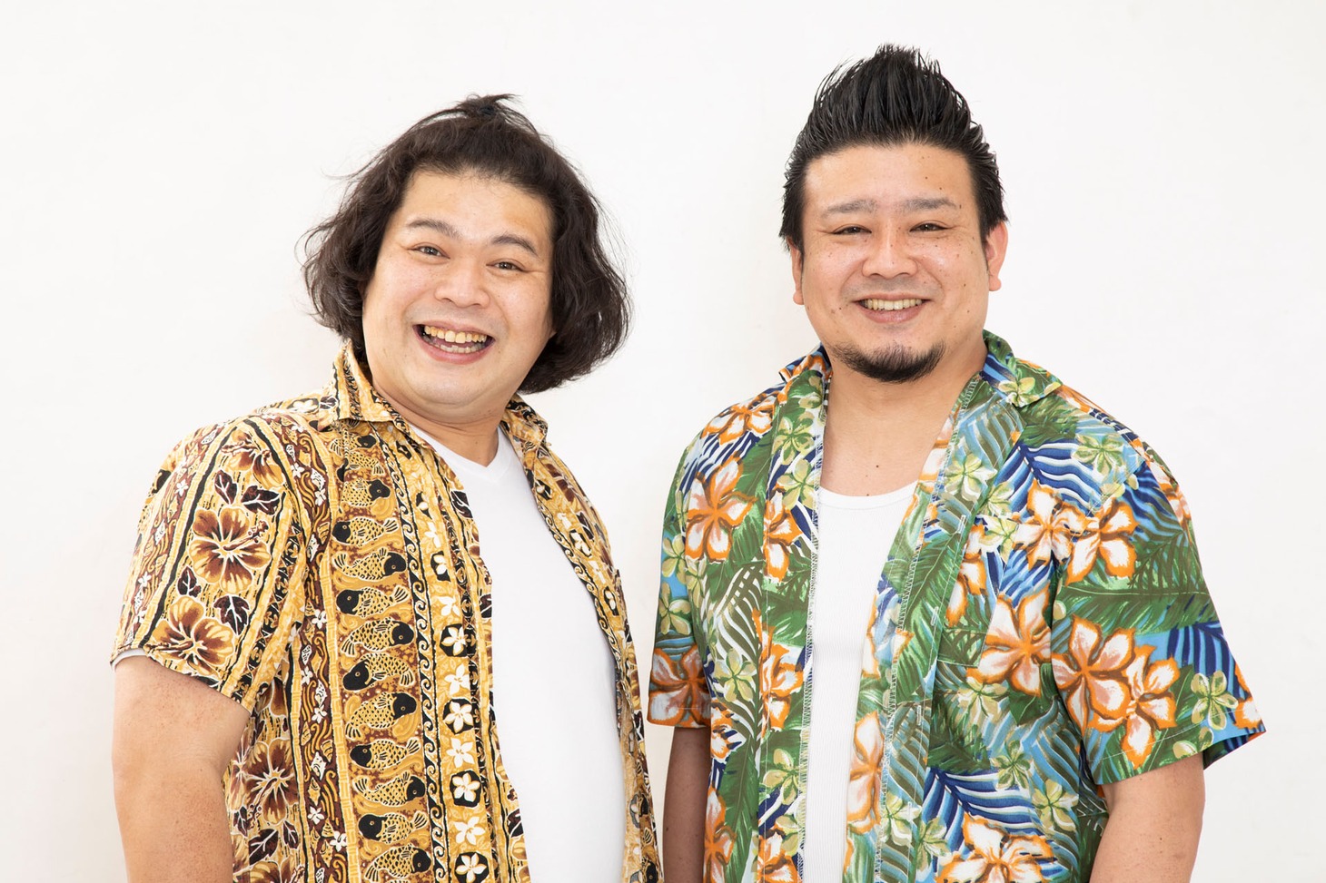 大自然。左からしんちゃん、ロジャー。