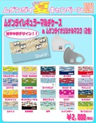 ムゲンダイレギュラーマルチケースとロゴマスク。