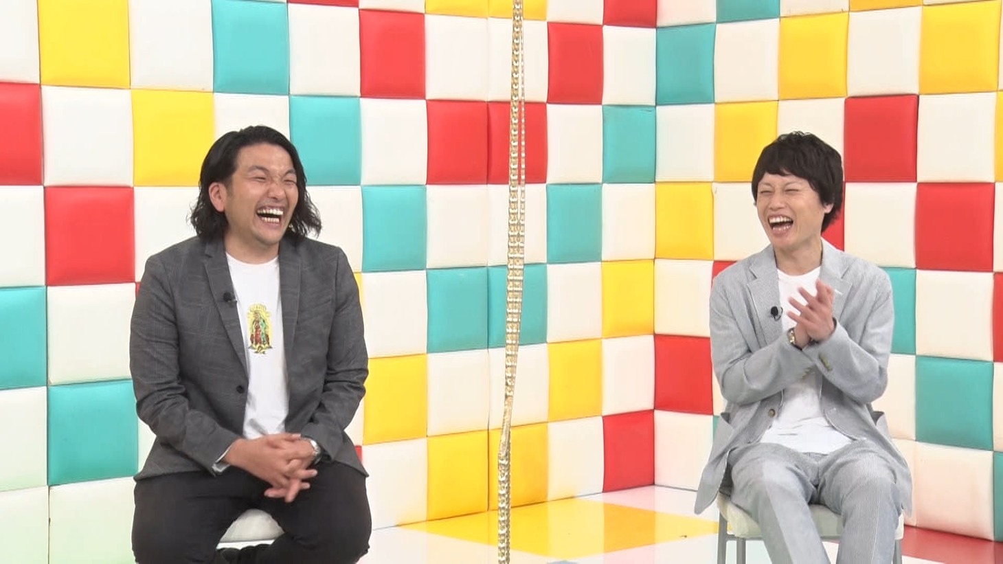 「霜降りバラエティー」にゲスト出演する見取り図。(c)テレビ朝日