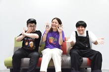 左からタッカーノさん、ターリーターキー玉さん、ラブレターズ溜口さん。