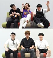 （上段左から）タッカーノさん、ターリーターキー玉さん、ラブレターズ溜口さん。（下段左から）タッカーノさん、肉体戦士ギガさん、ラブレターズ溜口さん。