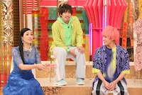 EXITとアンミカ（左）。(c)フジテレビ