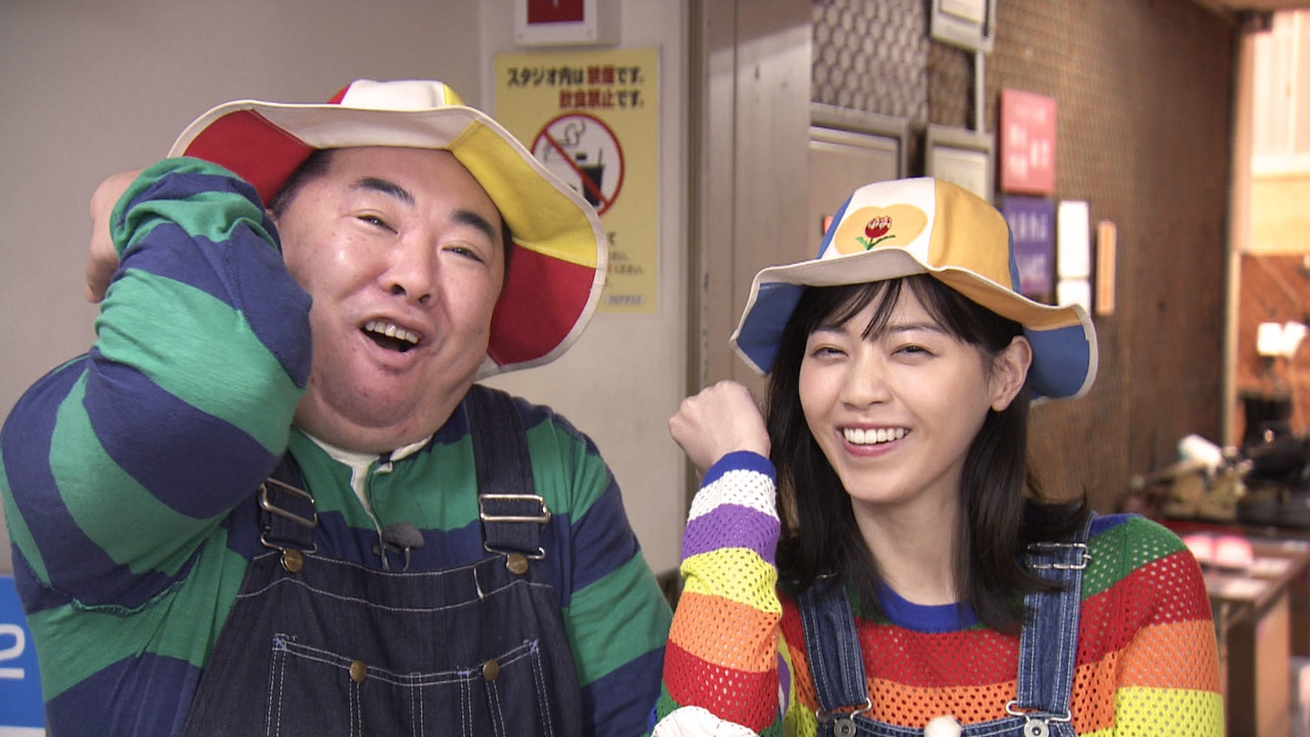 ドランクドラゴン塚地（左）と西野七瀬（右）の「ナナセとムーガの“ここもこうこうこう”」。