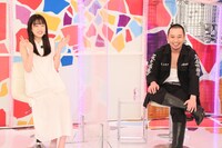 高橋ひかる（左）と千鳥・大悟。(c)フジテレビ