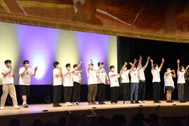 濡れた根建は冒頭に「大宮セブンツアー」凱旋公演で大団円、三島の夢はまだ続く