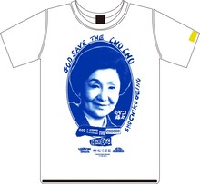 Tシャツ「ミヤコ蝶々（夫婦善哉ホワイト）」