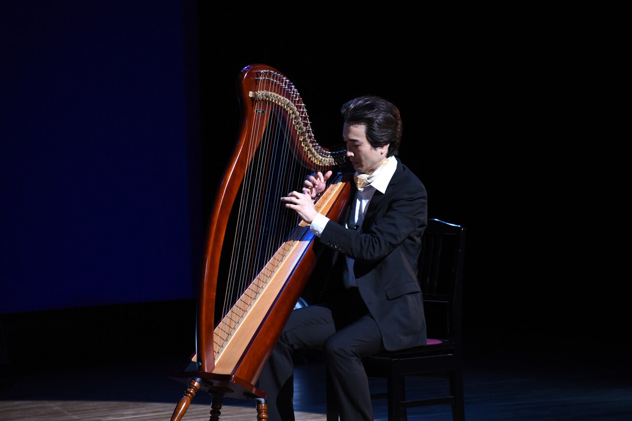 ザ・ギース高佐、「ハープの日」特別コンサート出演　初披露の3曲を奏でる