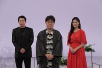 左から今田耕司、立川志らく、岩本乃蒼アナウンサー。(c)日本テレビ