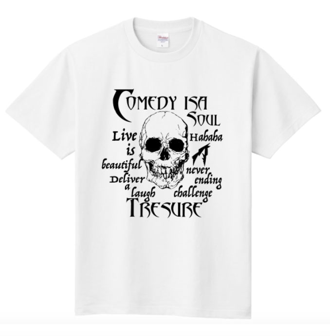 蛙亭イワクラデザインのTシャツ。