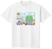 そいつどいつ市川刺身デザインのTシャツ。