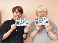 「ふちどりシール」を持った三四郎。