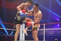 「K-1 WORLD GP 2021 JAPAN ～K-1ライト級タイトルマッチ～」の様子。