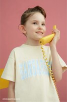 「キッズ ガンバレルーヤコラボ カレッジロゴTee」