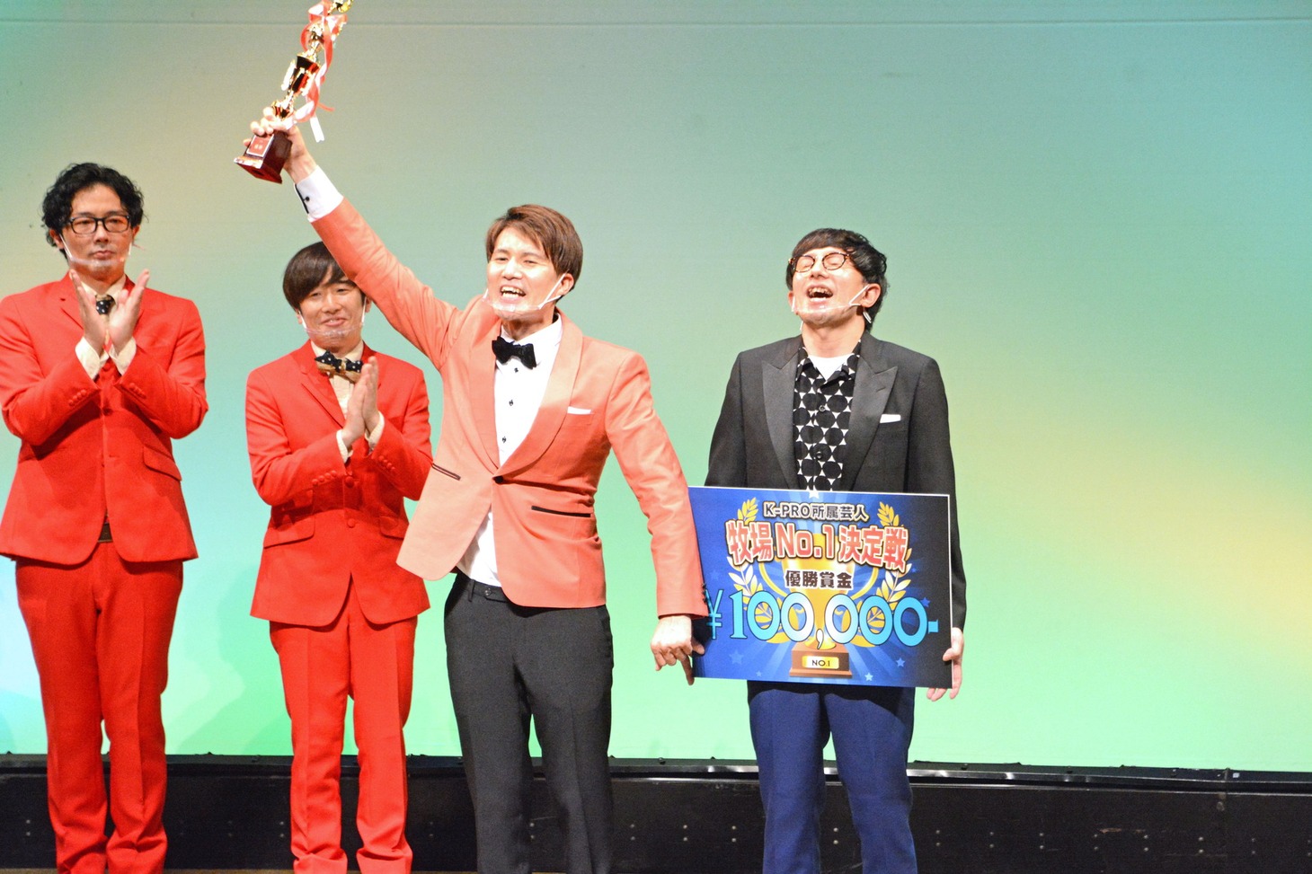 「K-PRO牧場No.1決定戦」で優勝した女将。