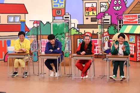 博多華丸・大吉と千鳥。(c)関西テレビ