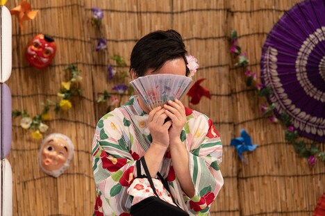 「ノブより愛らしい浴衣ブスはおらんのじゃ!!」のワンシーン。(c)テレビ朝日