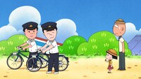 「まる子、青春高校生に会う」のワンシーン。(c)さくらプロダクション/日本アニメーション