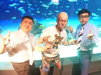 （左から）アンタッチャブル山崎、神奈月、おいでやす小田。(c9)TBS