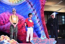 イベントを終え、「お腹びっしょ」というもう中学生（右）。