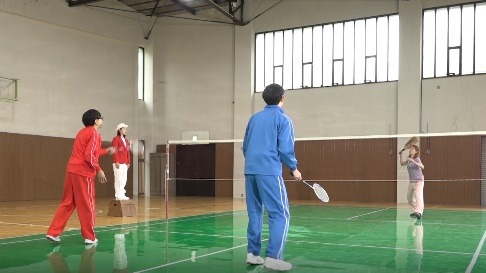 「マッチポンプ劇場 おあずけ！ロート」無惨バドミントンより。