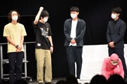 見届けゲストのGAG福井は、自身が5000人の前でプロポーズに失敗したことから、「自分で塩ふってきた」と話す。
