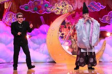 神奈月と東儀秀樹。(c)フジテレビ