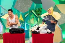 なかやまきんに君とサバンナ八木。(c)ABCテレビ