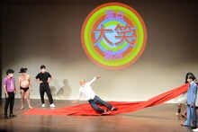 転倒するみなみかわ。