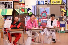 （左から）千鳥・大悟、かまいたち山内、パンクブーブー黒瀬。(c)関西テレビ